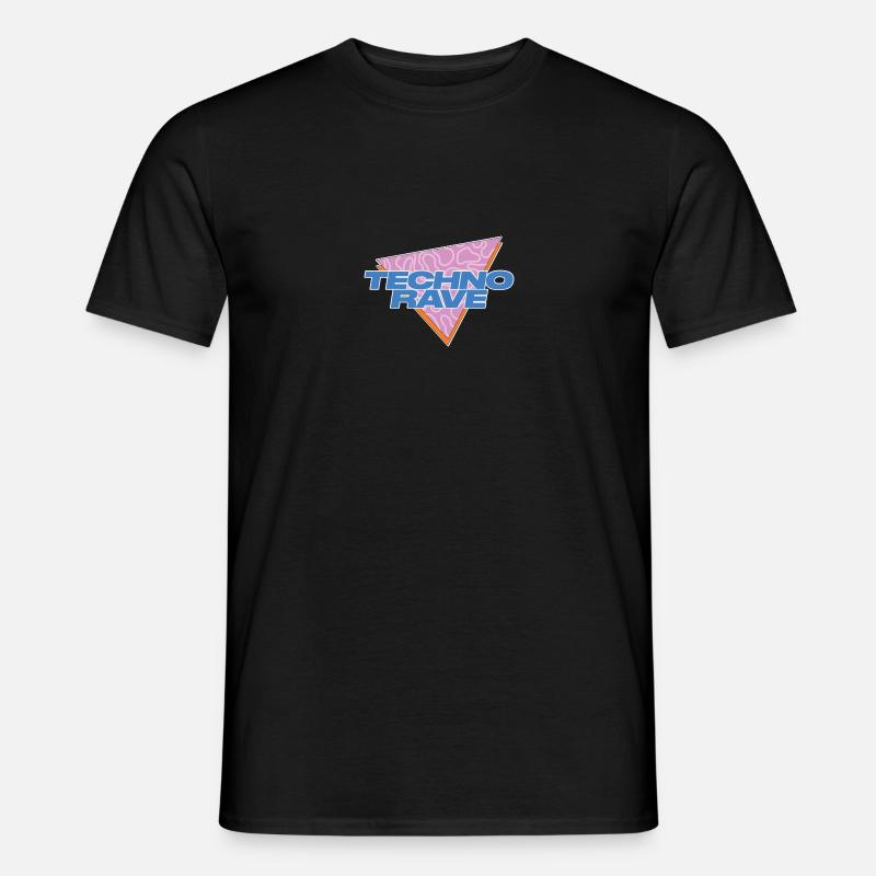 TECHNO RAVE - T-shirt homme - noir