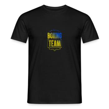 Boxing Crew - Männer T-Shirt - Schwarz - Vorne - AI Model Male 178 light (178cm)