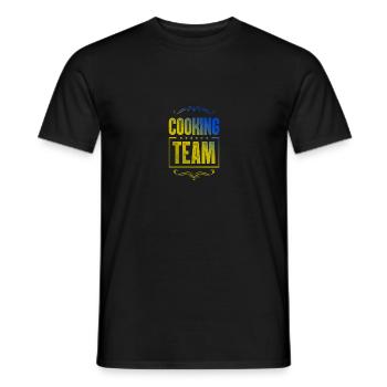Cooking Crew - Männer T-Shirt - Schwarz - Vorne - AI Model Male 178 light (178cm)