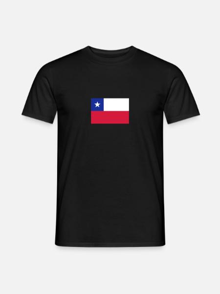 Chile - Männer T-Shirt - Schwarz