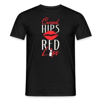 Beautician Make Up Artist Curved - Männer T-Shirt - Schwarz - Vorne - AI Model Male 178 light (178cm)