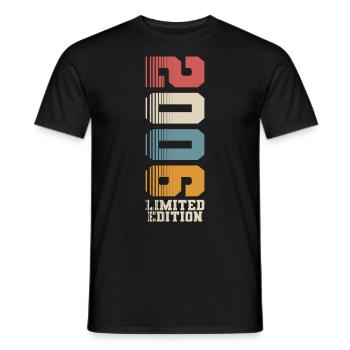 18th Birthday 2006 Year of birth Year of birth - Men's T-Shirt - black - Front - AI Model Male 178 light (178cm)