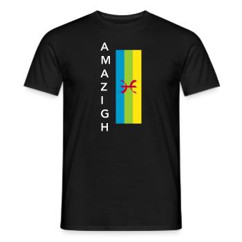 Amazigh - Men's T-Shirt - black - Front - AI Model Male 178 light (178cm)