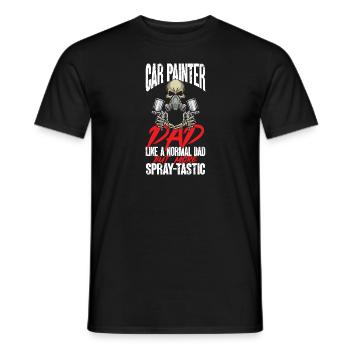 Body Painter Car Painter Painter - T-shirt homme - noir - Devant - AI Model Male 178 light (178cm)
