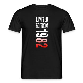 LIMITED EDITION 1982 - T-shirt homme - noir - Devant - AI Model Male 178 light (178cm)
