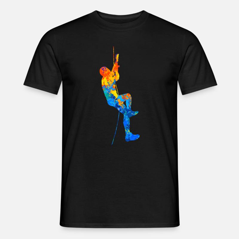 Bouldering Climbing Boulder Boulderer Climbing Hall - Men’s T-shirt - black