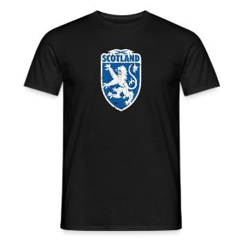 SCHOTTLAND SCOTLAND SCOTTI EMBLEM VINTAGE - Männer T-Shirt - Schwarz - Vorne - AI Model Male 178 light (178cm)