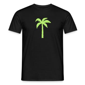 Palme - T-shirt homme - noir - Devant - AI Model Male 178 light (178cm)