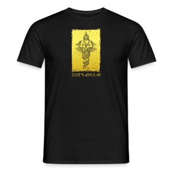 Zurvan unendlicher Zeit Antike Religion Iran - Männer T-Shirt - Schwarz - Vorne - AI Model Male 178 light (178cm)