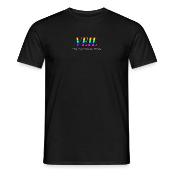 Official Veil Industries Uniform - Men's T-Shirt - black - Front - AI Model Male 178 light (178cm)