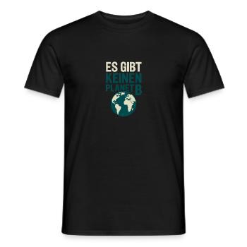 Il n’y a pas de planète B. - T-shirt homme - noir - Devant - AI Model Male 178 light (178cm)