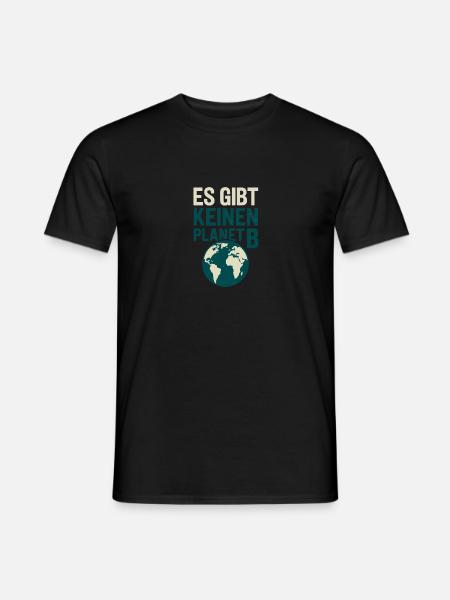 There is no Planet B. - Men's T-Shirt - black