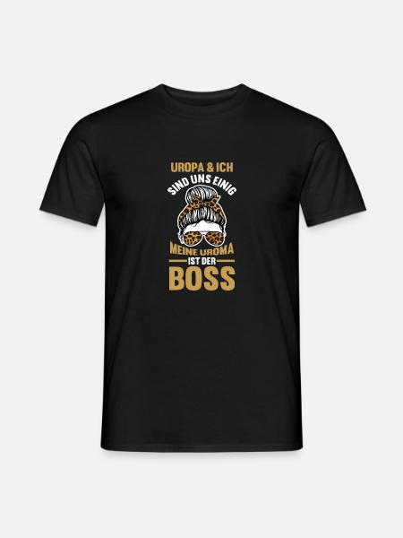 Urgroßmutter Uroma - Männer T-Shirt - Schwarz