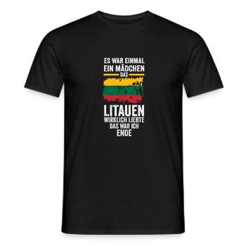 Litauen Litauer Litauisches - Männer T-Shirt - Schwarz - Vorne - AI Model Male 178 light (178cm)
