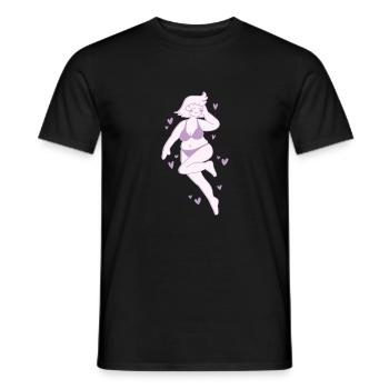 body positivity - Men's T-Shirt - black - Front - AI Model Male 178 light (178cm)