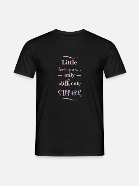 Drama Baby - Babysprüche - Männer T-Shirt - Schwarz