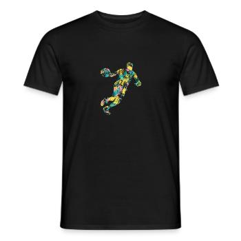 Basket-ball - T-shirt homme - noir - Devant - AI Model Male 178 light (178cm)