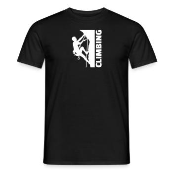 Climbing - T-shirt homme - noir - Devant - AI Model Male 178 light (178cm)