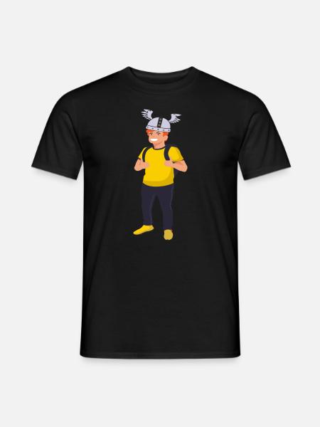 Wikinger Party oder W-LAN Verstärker Wifi Design - T-shirt herr - svart