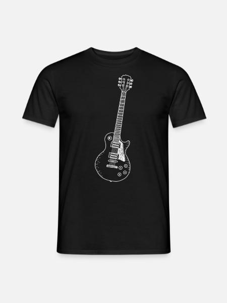 Guitar - Music - Les Paul - Men's T-Shirt - black