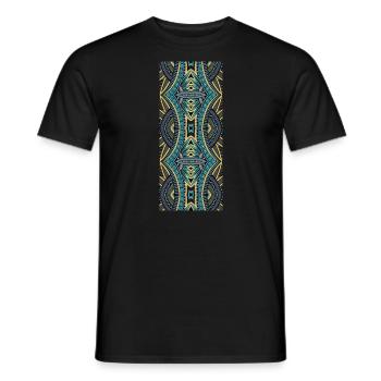WACHS T-SHIRT - Männer T-Shirt - Schwarz - Vorne - AI Model Male 178 light (178cm)