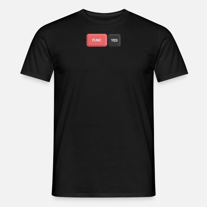 Func Yes - Männer T-Shirt - Schwarz