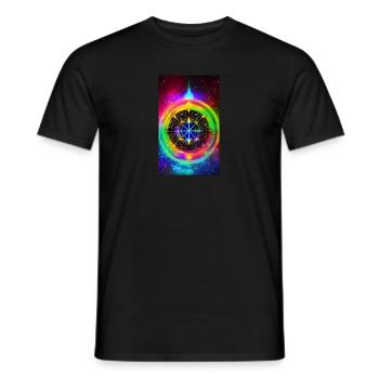 Mystisches Symbol | geheimnisvoll | Symbol - Männer T-Shirt - Schwarz - Vorne - AI Model Male 178 light (178cm)