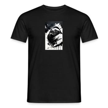 Pays des merveilles du morse - T-shirt homme - noir - Devant - AI Model Male 178 light (178cm)
