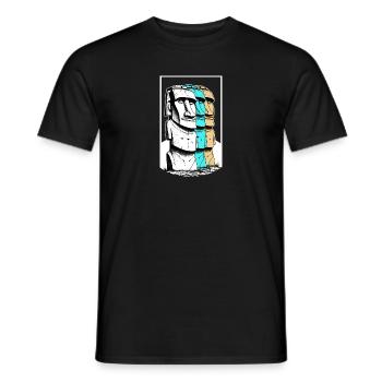 OsterInseln - Männer T-Shirt - Schwarz - Vorne - AI Model Male 178 light (178cm)