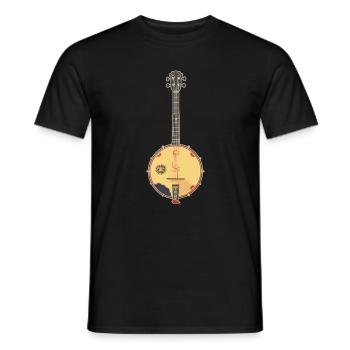 Graphiques Banjo - T-shirt homme - noir - Devant - AI Model Male 178 light (178cm)
