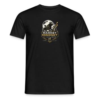 Börse Finanzen Bank Investment Trading  - Männer T-Shirt - Schwarz - Vorne - AI Model Male 178 light (178cm)