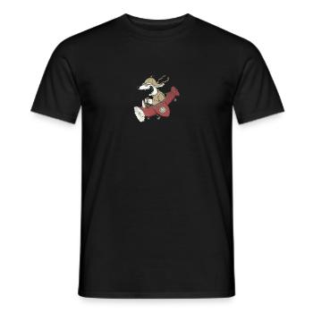 Flughund - Männer T-Shirt - Schwarz - Vorne - AI Model Male 178 light (178cm)