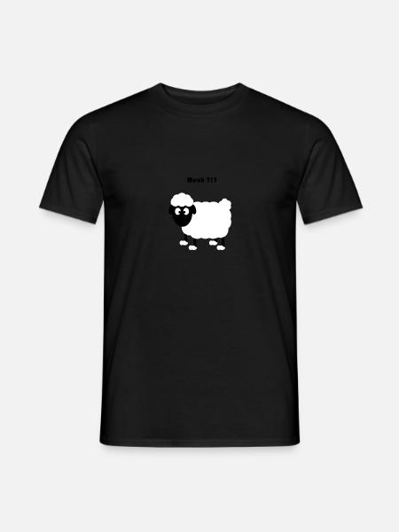 sheep - Men's T-Shirt - black