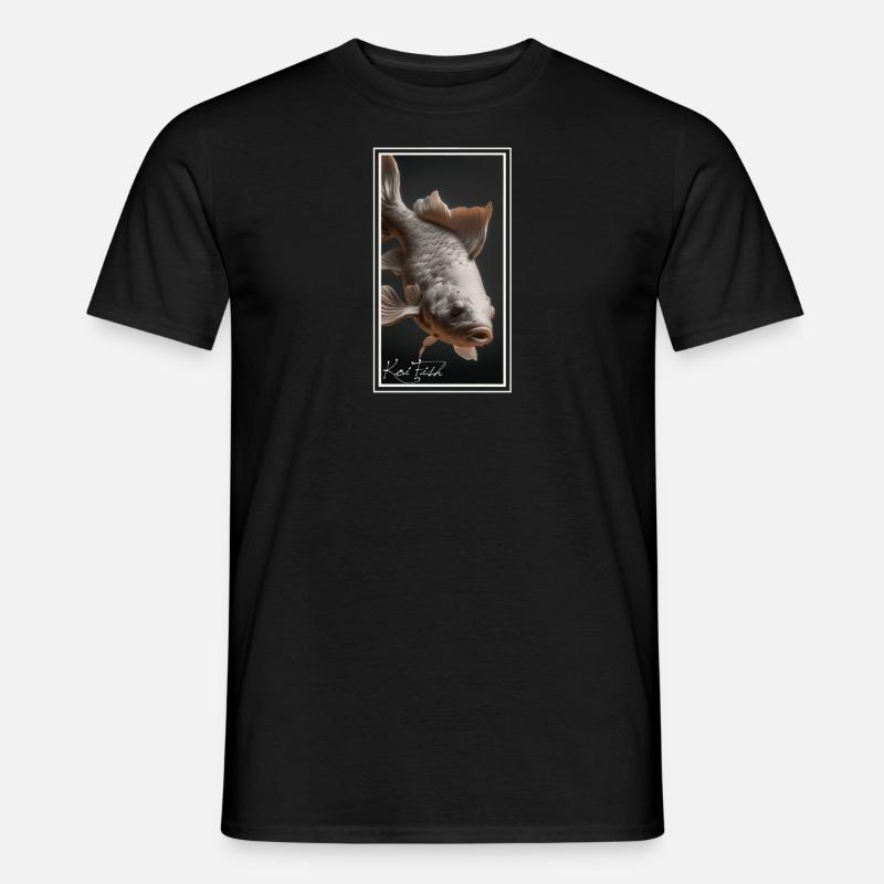 Koi Fish - 3D Render - Men’s T-shirt - black