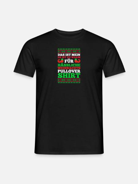 Weihnachtsmann Weihnachten Hässliche Weihnachten - Männer T-Shirt - Schwarz