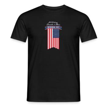 Memorial Day Remember Honor - T-shirt homme - noir - Devant - AI Model Male 178 light (178cm)
