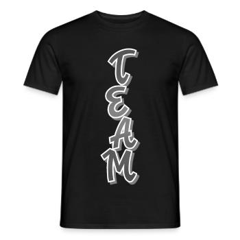 Team - Männer T-Shirt - Schwarz - Vorne - AI Model Male 178 light (178cm)