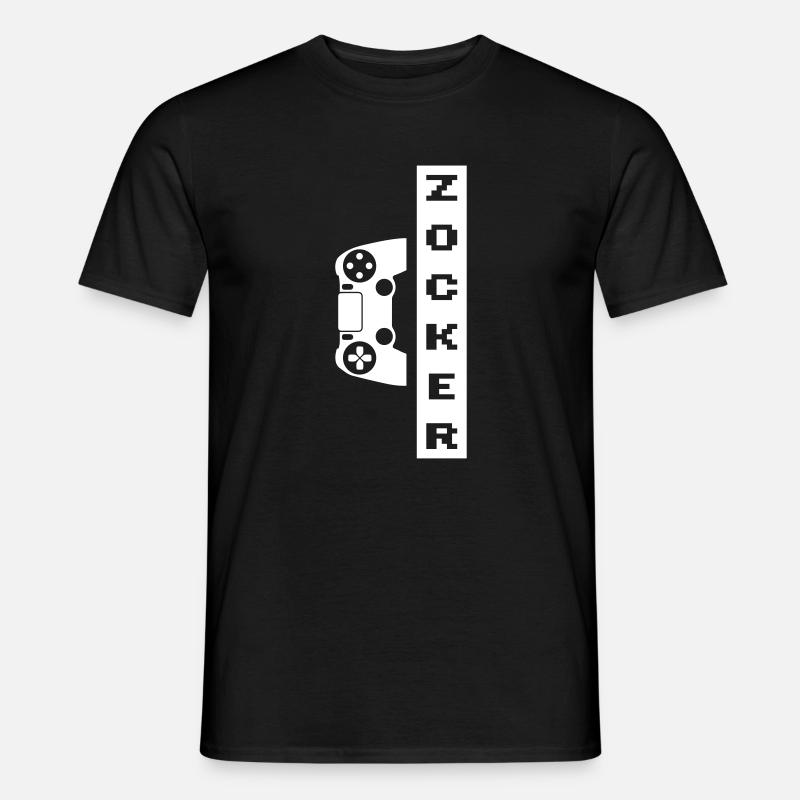 gamer controller gaming - Men's T-Shirt - black