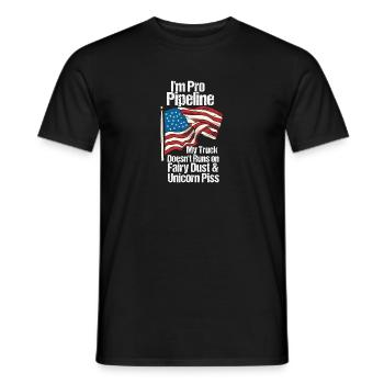 I'm Pro Pipeline - Männer T-Shirt - Schwarz - Vorne - AI Model Male 178 light (178cm)