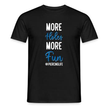 Piercing Pain Tattoo - Men's T-Shirt - black - Front - AI Model Male 178 light (178cm)