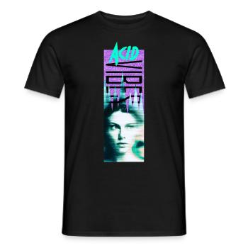 ACID VIBES Shirt - Men's T-Shirt - black - Front - AI Model Male 178 light (178cm)