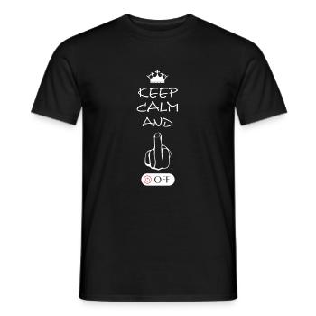 Fuck Off, Fuck, Fucking - Männer T-Shirt - Schwarz - Vorne - AI Model Male 178 light (178cm)