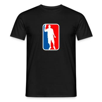 beerpong - Männer T-Shirt - Schwarz - Vorne - AI Model Male 178 light (178cm)