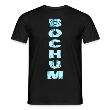 Bochum Deutschland Stadt Schrift Skyline Heimat - Männer T-Shirt - Schwarz - Vorne - AI Model Male 178 light (178cm)