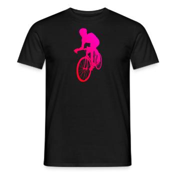 Damen Road Bike Roadbike Rennradfahrer Herren - Männer T-Shirt - Schwarz - Vorne - AI Model Male 178 light (178cm)