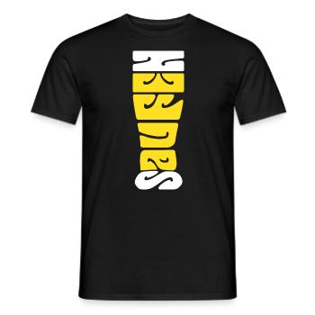 Durst - Bier trinken - saufen - Spruch - Männer T-Shirt - Schwarz - Vorne - AI Model Male 178 light (178cm)