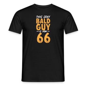 Bald Head Baldness Beard Bald Head - Men's T-Shirt - black - Front - AI Model Male 178 light (178cm)