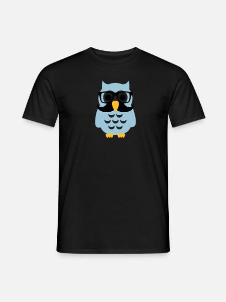 Owl - Men's T-Shirt - black