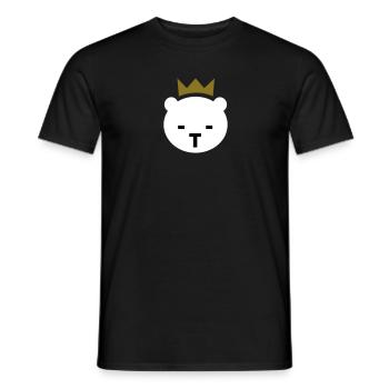 Ours de Berlin - T-shirt homme - noir - Devant - AI Model Male 178 light (178cm)