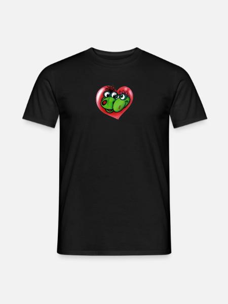 Poldi und Pummelzacken von HALLO SPENCER - Männer T-Shirt - Schwarz